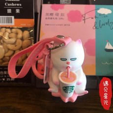 해외 스타벅스피규어 스타벅스 체리캣 미러 핑크 선물 MD-87951, 단일옵션, 옵션03