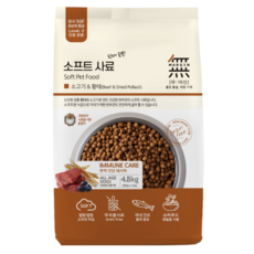 무마진 강아지 소프트사료 4.8kg 소고기와 황태 연어와 황태 오리고기와 황태, 4.8g, 1개, 오리 - 무마진소프트사료