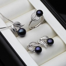 천연진주세트18k