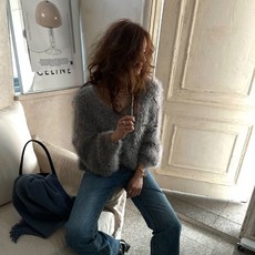 [난닝구]센투프 퍼브이넥가디건