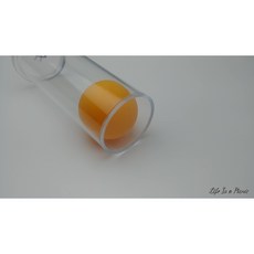 아크릴파이프(지름50mm - 두께 2T) 길이 50cm 연결구, 한쪽밑면막음