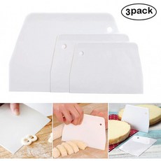 베이커 부티크 컵 스크레이퍼 세트 3 플라스틱 다목적 팬 터너 부엌 기계 컵 및 주방 바퀴벌레 베이킹