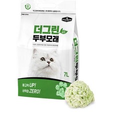 와루이네코 응고형 고양이 두부모래 녹차향, 7L, 4개