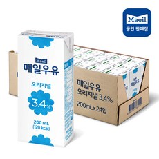 매일유업 오리지널 멸균우유 200ml 48팩, 2개