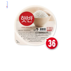 CJ햇반 210g 36개