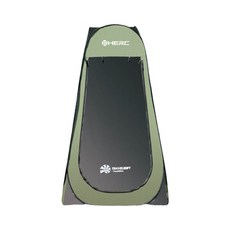 HERC 원터치 샤워텐트, 올리브카키, 1개