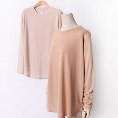 좋은친구들 10대 여성 편안한 베이직 3만원대 선물 느낌 소프트 라운드티 여성의류 E-1749715