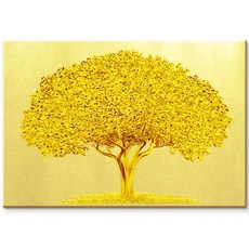 [당일발송] 7일간 추가할인! 황금빛 돈나무그림 재물운 성공운 부르는 풍수그림 프리미엄 액자 9종, 1. 황금 돈나무