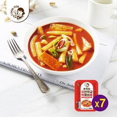 추억의국민학교떡볶이 국떡 7팩, 04.국떡 오리지널4팩+매콤짜장맛3팩