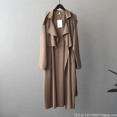 라오농 트렌치 여 빈티지 코트 춘추 슬림 코트+d15d03LL