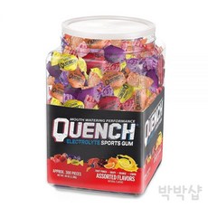 퀜치 스포츠 껌 다양한 과일맛 300개입, 1.3kg