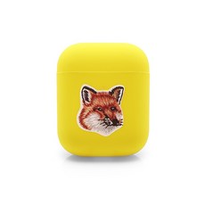 메종키츠네 [메종키츠네 MAISON KITSUNE] SPNU05621 YW X 네이티브유니온 폭스헤드 에어팟 케이스 옐로우