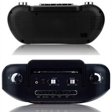 카세트 테이프 tape 비디오테이프 플레이어 휴대용 FM AM 2 밴드 라디오 재생 기록 더블 스피커 사운드 AC DC 듀얼 모드 레코더 기계