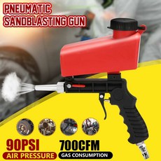 NEW 90psi 휴대용 중력 샌드블라스팅 건 공압식 소형 스프레이 건 조절식 공압 샌드블래스터 스프레이 건스, 03 United States