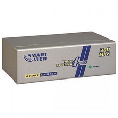 NETmate 고해상도 4:1 모니터 분배기(300MHz) VS-814H, 강원전자
