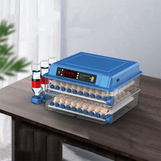 baeks 알부화기 계란부화 전기 배터리 연결 가능 48구 98구 56구 120구 152구 232구 병아리알 메추리알 오리알 자동 온도 습도 조절기 닭 키우기 만들기, 1개, 56구 듀얼(전기,배터리)