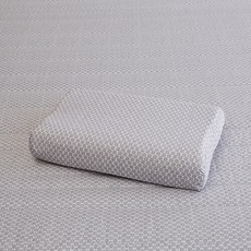 클푸 자연친화적 소재-[클푸]알러지케어 마마스 그레이 천연 라텍스 아동 경추베개