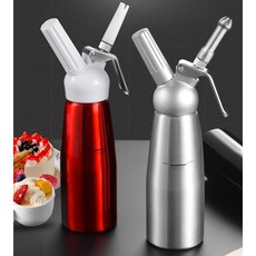코스토프 상업용 생크림 휘핑기 카페휘핑크림 휘핑 기계 500ml, 1세트, 크리스탈 핑크 250mL
