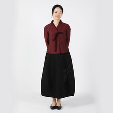 리예 모혼방 패딩 누빔 고름저고리 허리치마 해인 겨울 여성 여자 생활 개량 계량 한복