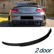 카본 스포일러 벤츠 W205 쿠페 C43 C63 AMG C260 C클래스, 2 door Brabus