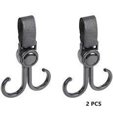 2 개 유모차 후크 유모차 액세서리 쇼핑 소품 다목적 고리 다목적 쇼핑 고리, [01] 2pcs, 2개