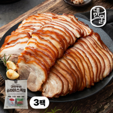 대한우리 국내산 순살 슬라이스 오미자 족발세트, 3개, 375g