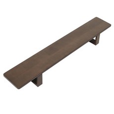 AGT 원목 모니터 받침대 120CM 월넛 데스커모니터받침대