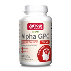 Jarrow Formulas Alpha GPC 300 mg 60개, 1개, 60개입