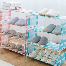 조립식 4단 신발장 학원신발장 미니신발장 현관신발장 회사신발장, 1개