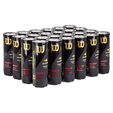 윌슨 US 오픈 하이 앨티튜드 엑스트라 듀티 테니스 공, 24 Cans Regular Duty