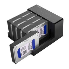 우드 Orico 6558Us3C 5 Bay Super Speed Usb 30 HDD 도킹 스테이션 도구 무료 USB 30 to SATA 하드 드라이브 인클로저 케이스 어댑터용, 02 US Plug