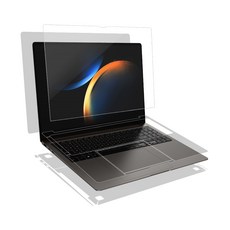 알럽스킨 갤럭시북3 프로 14인치 고광택강화 액정+외부보호필름 2매 NT940XFG, 단품