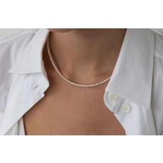 진주목걸이2mm