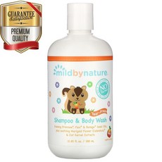 마일드 바이 네이쳐 눈물없는 베이비 샴푸 & 바디 워시 복숭아 380 ml, 수량: 1　　　　　(상품코드881p)