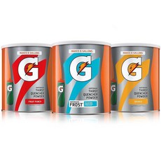 Gatorade 파우더 캐니스터 과일 펀치 1.4kg(50oz) (3팩), 51 Ounce (Pack of 3)