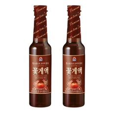 사조 프리미엄 꽃게액, 550ml, 2개