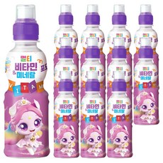 웅진 캐치티니핑 멀티비타민 미네랄 포도맛 200ml x 12pet, 1개