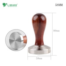 LBEANS 연두 브라질 알프스프라자축하화환 배나무자루 스테인리스 스틸 엔젤리너스 실심 망치 매핑기 51, 볼트무늬 내막 58mm