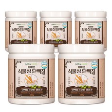 꼬숩 파바빈 식물성 단백질 곡물맛 프로틴 쉐이크, 5개, 500g