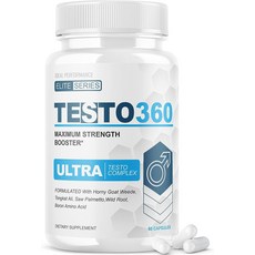 IDEAL PERFORMANCE 울트라페네 맥시멈 스트랭스 부스터 Testo360 60정 @미국직구, 60정 x 1개