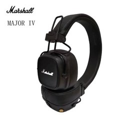 오리지널 Marshall MAJOR IV 블루투스 헤드폰 무선 이어폰 마이크가있는 딥베이스 접이식 스포츠 게임용 헤드셋, Black, 1) Black