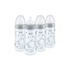 NUK Smooth Flow Anti Colic Baby Bottle 10 oz 4 Pack Elephant, one option, one option, 1개