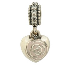 Pandora 판도라 참 로즈하트 2x2x1.6