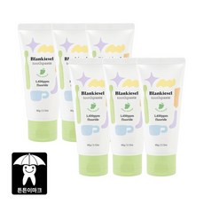 블랑키즐 키즈치약 초등학생 어린이 유아 1450 고불소 샤인머스켓향 3+3 60g, 샤인머스캣향, 샤인머스캣향