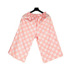 패턴 절개치료복 환자복 하의핑크 M, 1개