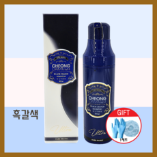 청담스타일 포레스트 염색샴푸 시즌3 울트라 200ml 1개 + 염색장갑&캡, 울트라흑갈색1개+염색장갑&캡1세트, 1세트