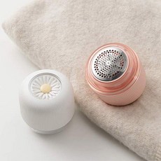 데이지 보풀제거기 선물용 충전식 인스타감성, 핑크