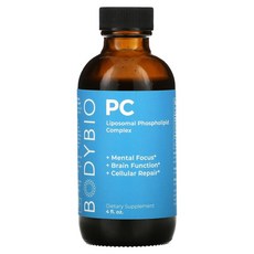 BodyBio PC 리포솜 인지질 복합체 4fl oz 1통, 118ml, 1개