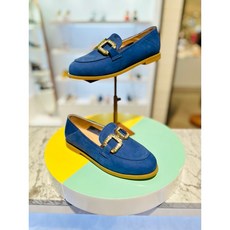 고세 여성 데일리 버클장식 로퍼 OZP4S052 파랑 3CM