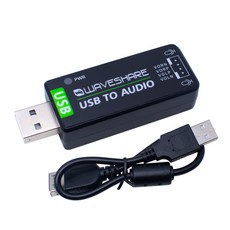 컴퓨터사운드카드 USB-오디오 사운드 음성 카드 모듈 라즈베리 파이 3B 플러스 4 4B 8GB 젯슨 나노 B01 A02 마이크 스피커 재생 가능 레코드, 1개